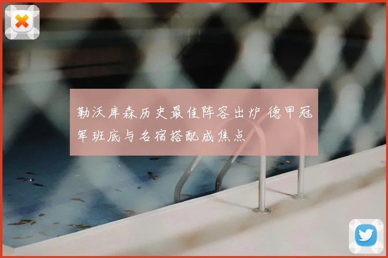 勒沃库森历史最佳阵容出炉 德甲冠军班底与名宿搭配成焦点